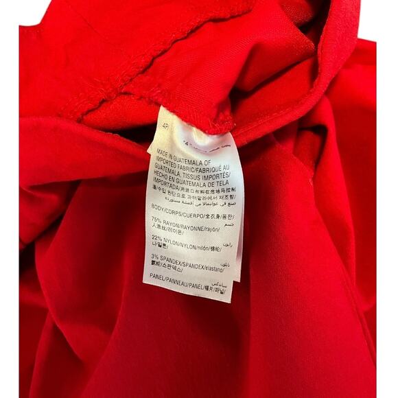 Alfani 4P Red Stretch Cigarette Pants Women’s Petite Casual minimalist style - Picture 7 of 7